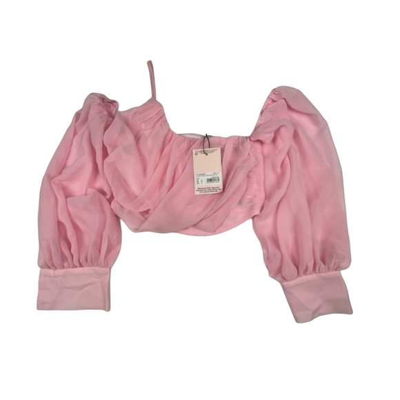 Missguided Puff Sleeve Corset Top - Picture 4 of 7